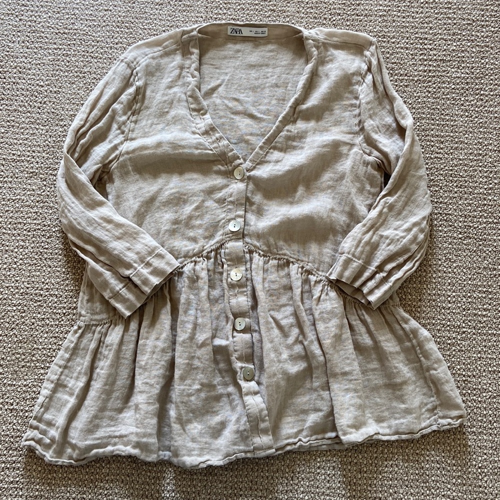 Zara linen tunic